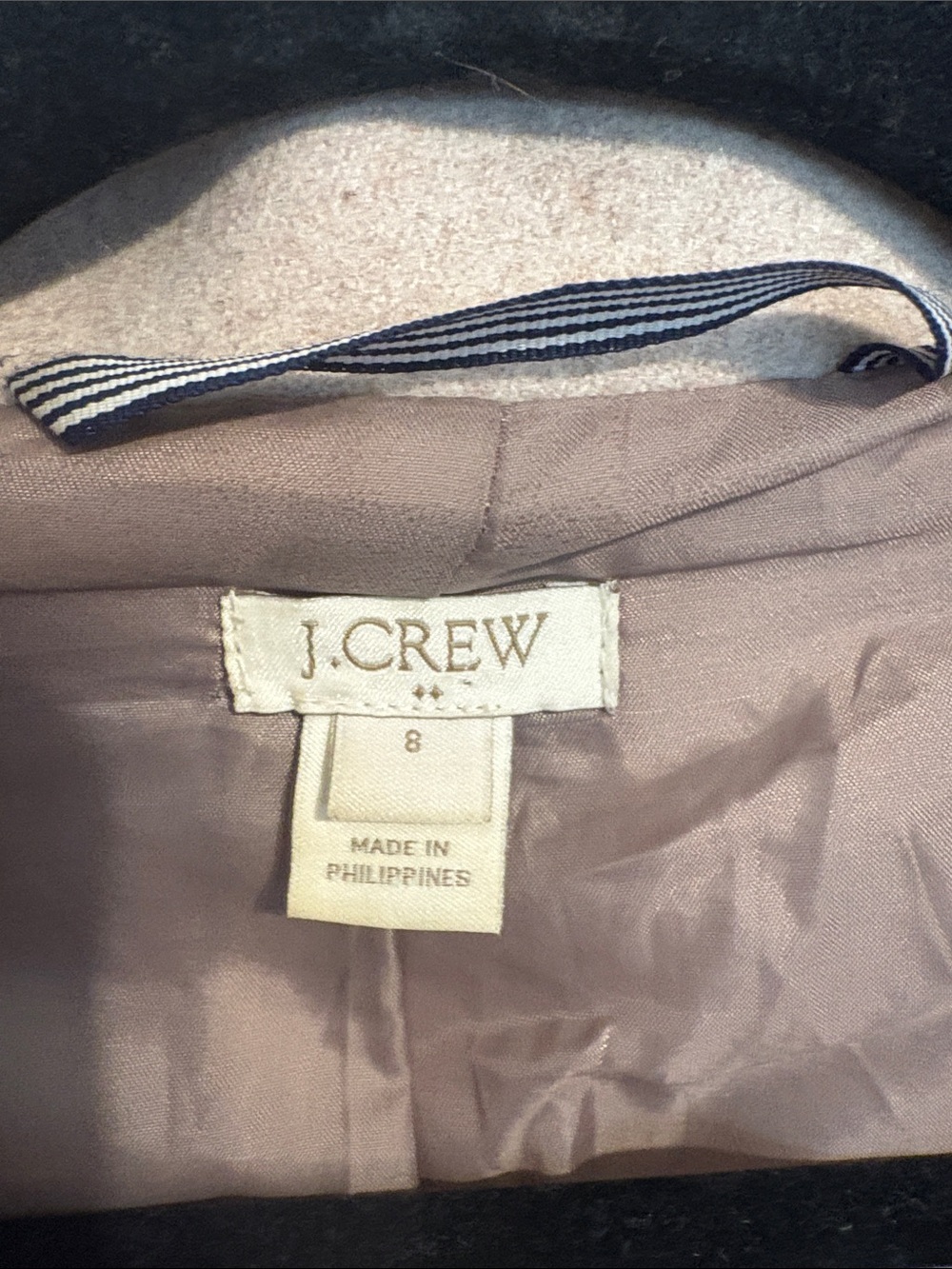 J. Crew Taupe Wool-Blend Cocoon  Coat - Picture 2 of 7